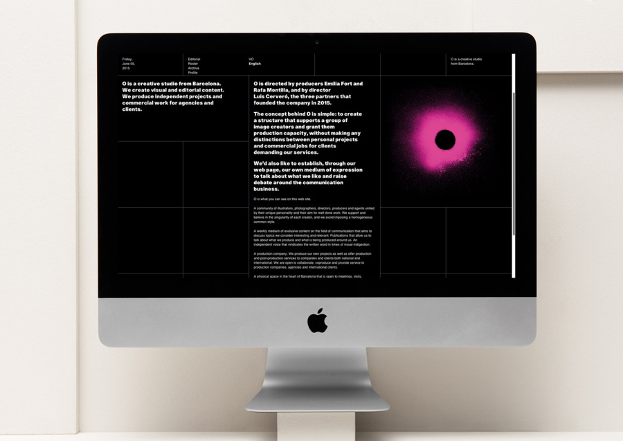西班牙O品牌工作室vi形象设计，企业网站设计