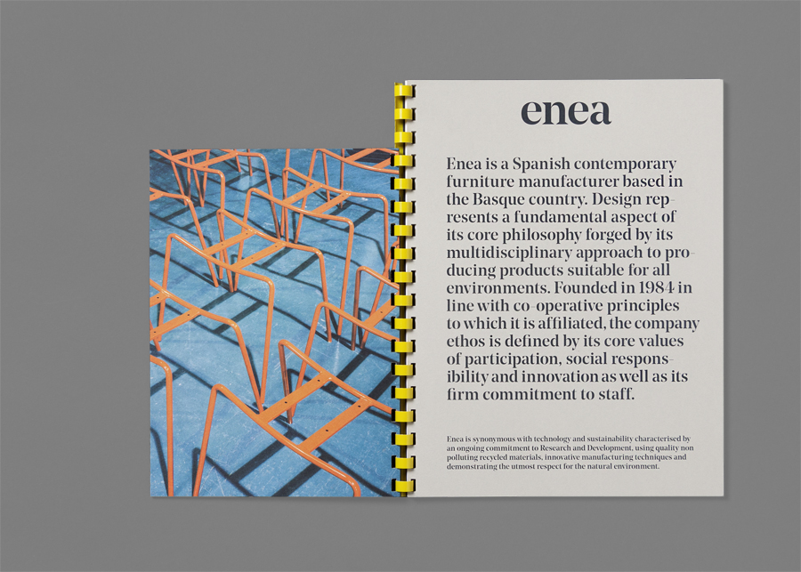 Enea当代家具制造企业vi设计，vis手册设计