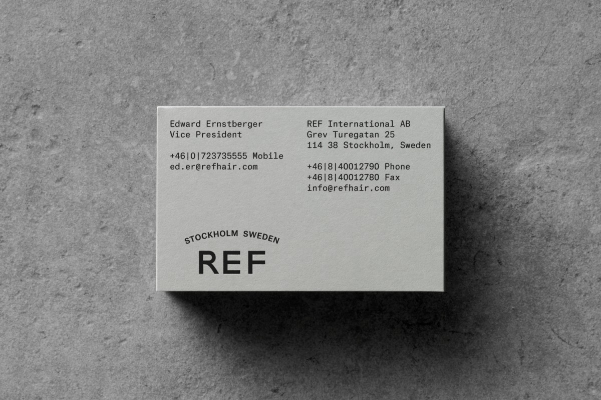 REF瑞典护发品牌形象塑造，日用品包装设计