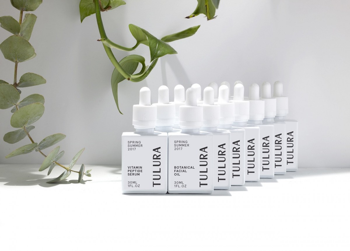 logo type, branding and packaging by Leeds-based design studio Build for New York skincare brand Tulura