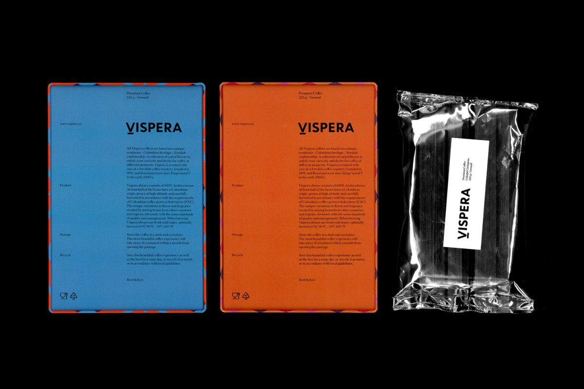 Vispera咖啡品牌vi设计，包装设计
