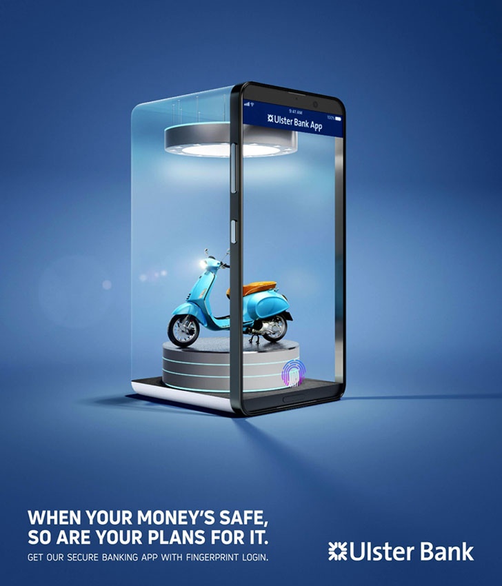 银行金融平面设计作品欣赏： 当资金安全时，你的旅行才安全！