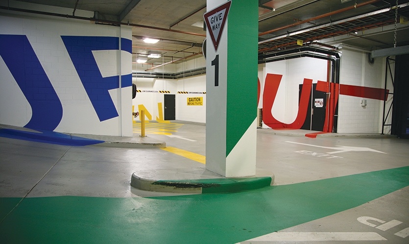 导视设计公司分享：尤里卡塔停车场导视设计