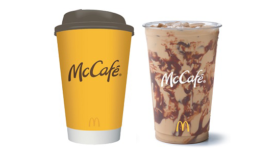 麦当劳咖啡连锁店品牌视觉形象优化，logo设计优化