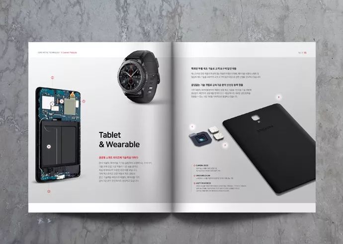 韩国电子科技产品精致画册设计，册子设计