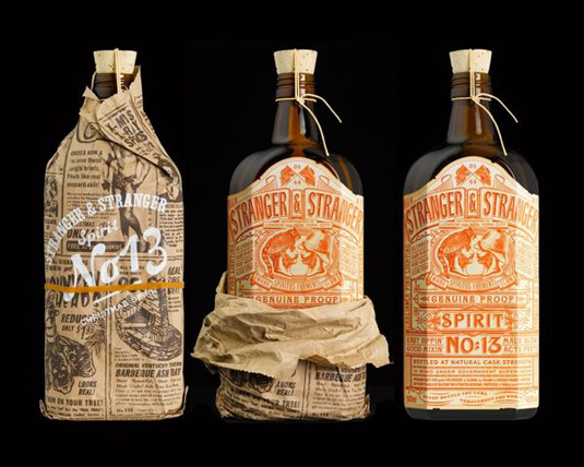 12个漂亮的酒包装设计案例，酒瓶标签设计作品