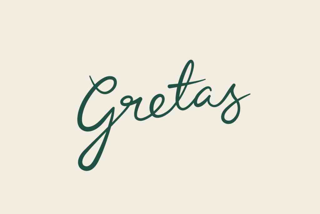 瑞典Gretas咖啡馆品牌形象vis设计，logo设计