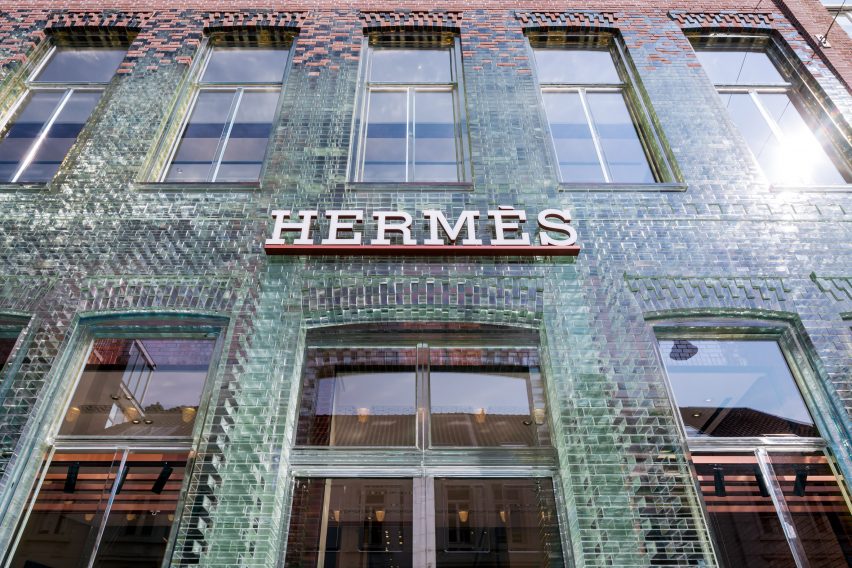 奢侈时尚品牌Hermès爱马仕店面空间设计，水晶屋