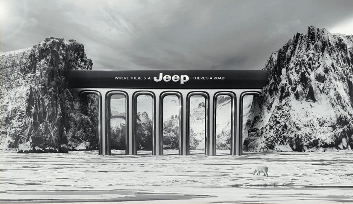 北京广告设计公司整理：Jeep汽车广告设计 