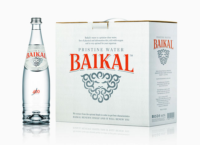 包装设计机构分享：Baikal优质纯净水包装设计欣赏