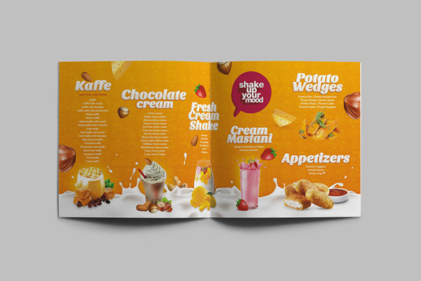 厦门画册设计公司分享：咖啡馆甜品产品画册设计欣赏