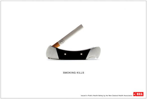深圳广告设计公司整理：52个禁烟公益广告设计
