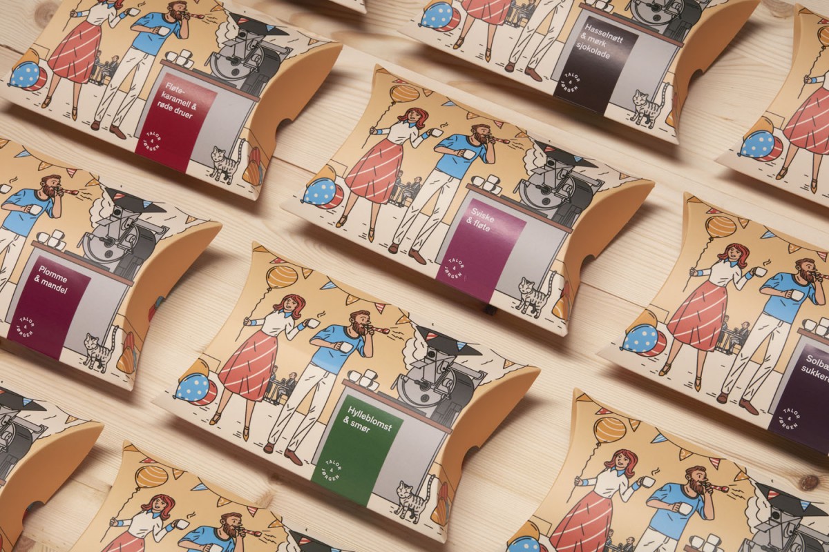 挪威roastery咖啡在线订购品牌包装设计，品牌形象策略