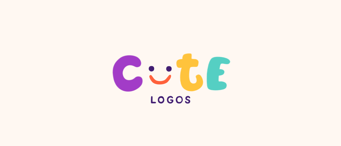 26个可爱儿童品牌动态logo公司标志设计