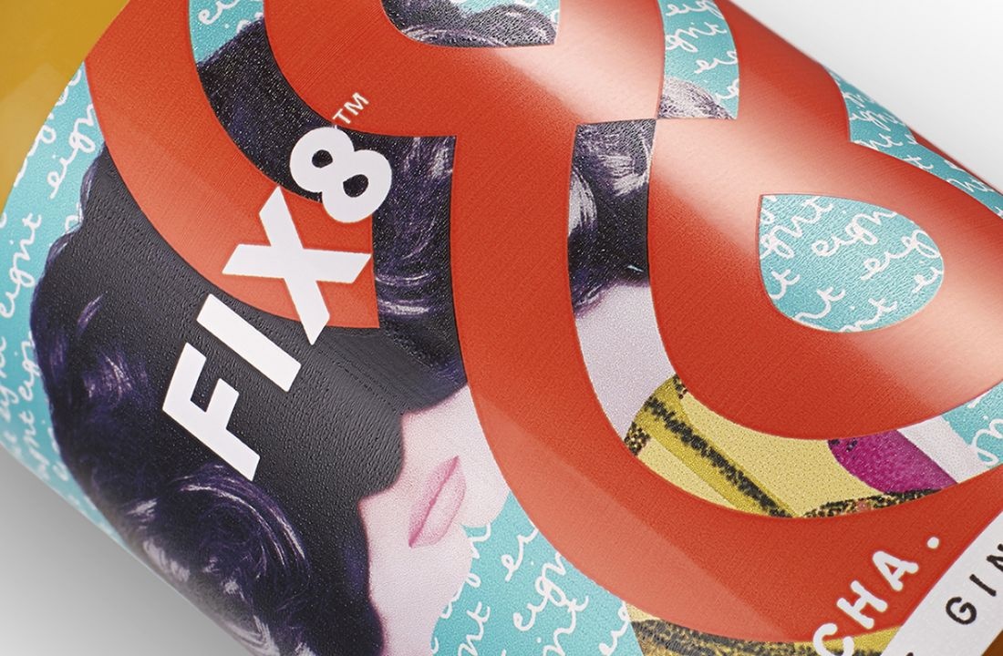 深圳出名的纯设计公司分享：FIX8饮品vi设计，标志logo设计 