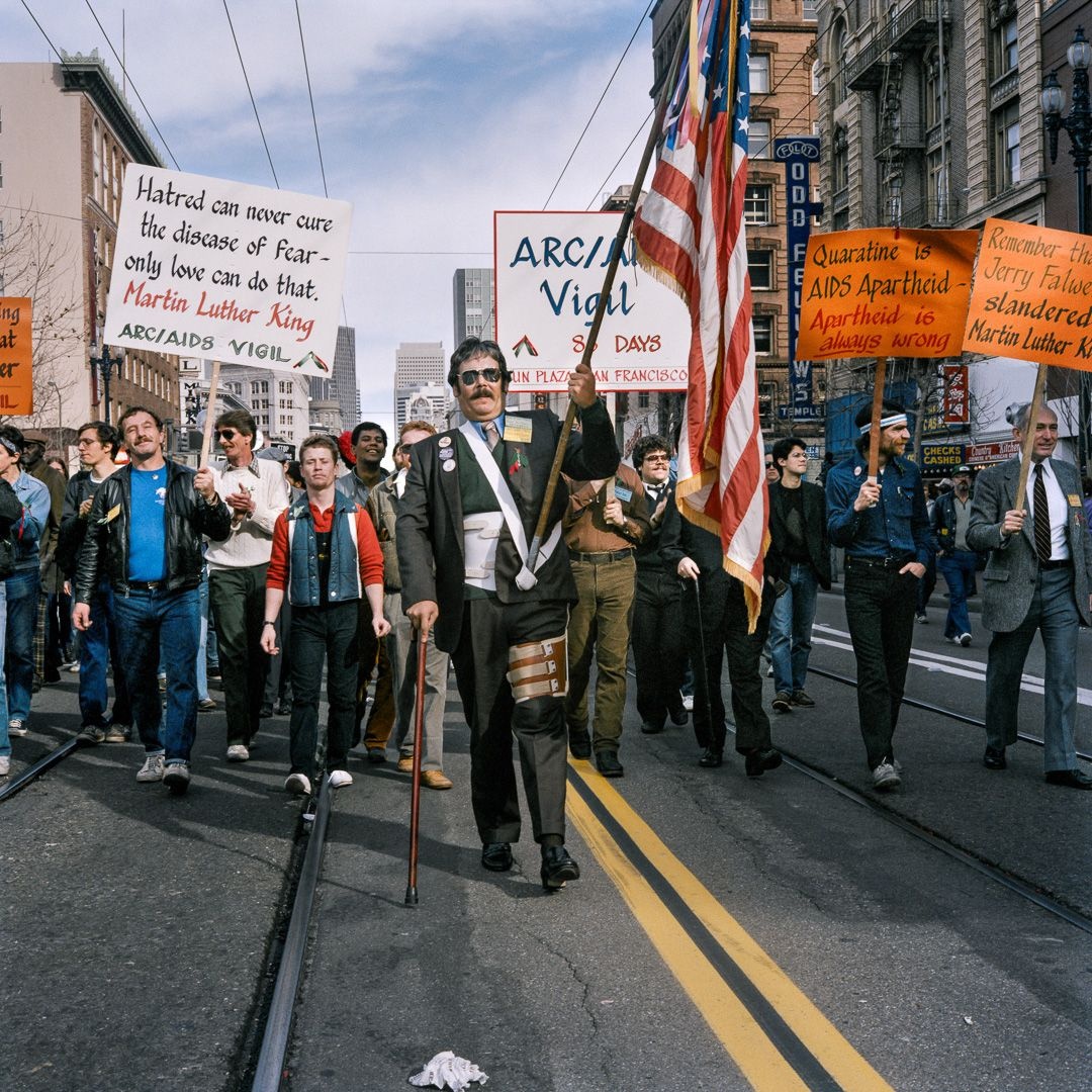 AIDS Activists, First Martin Luther King Jr. Day Parade, 1986 ? Janet Delaney