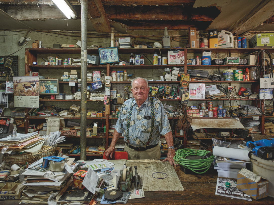 Alvin G. Stone at His Store, Pine Apple © Andrew Moore, from Blue Alabama