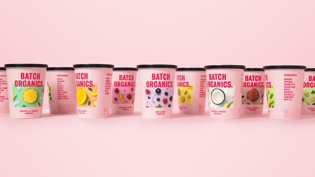 Batch Organics有机产品品牌形象设计，健康饮食的忙碌人群的选择