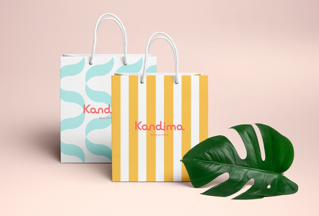 马尔代夫度旅游假胜地Kandima品牌形象vi设计，logo设计