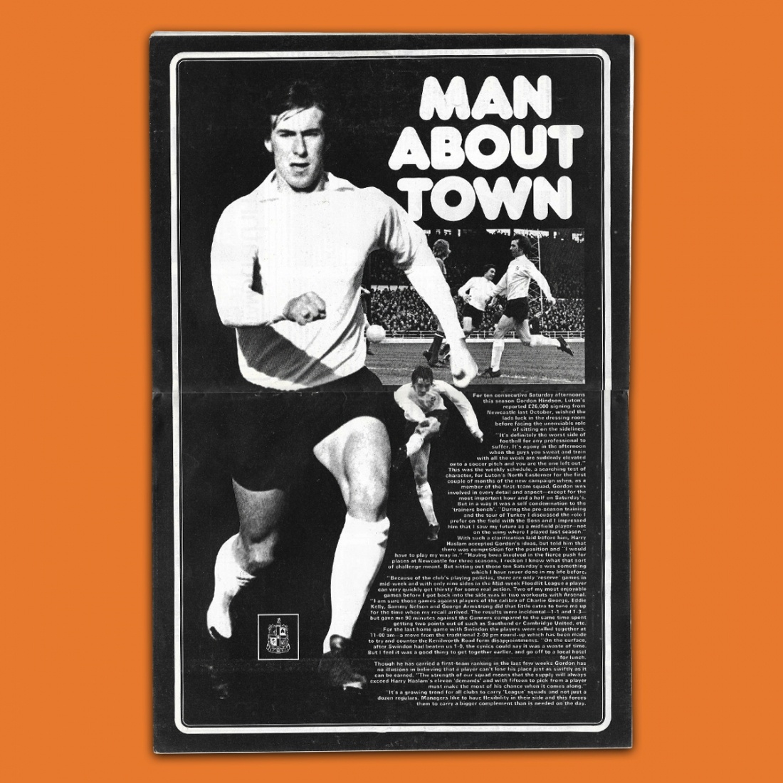 六七十年代精美足球节目广告设计，折页设计，宣传单设计