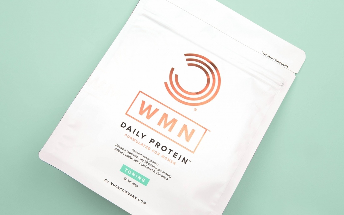 领先运动营养品牌WMN形象塑造，营养品包装设计