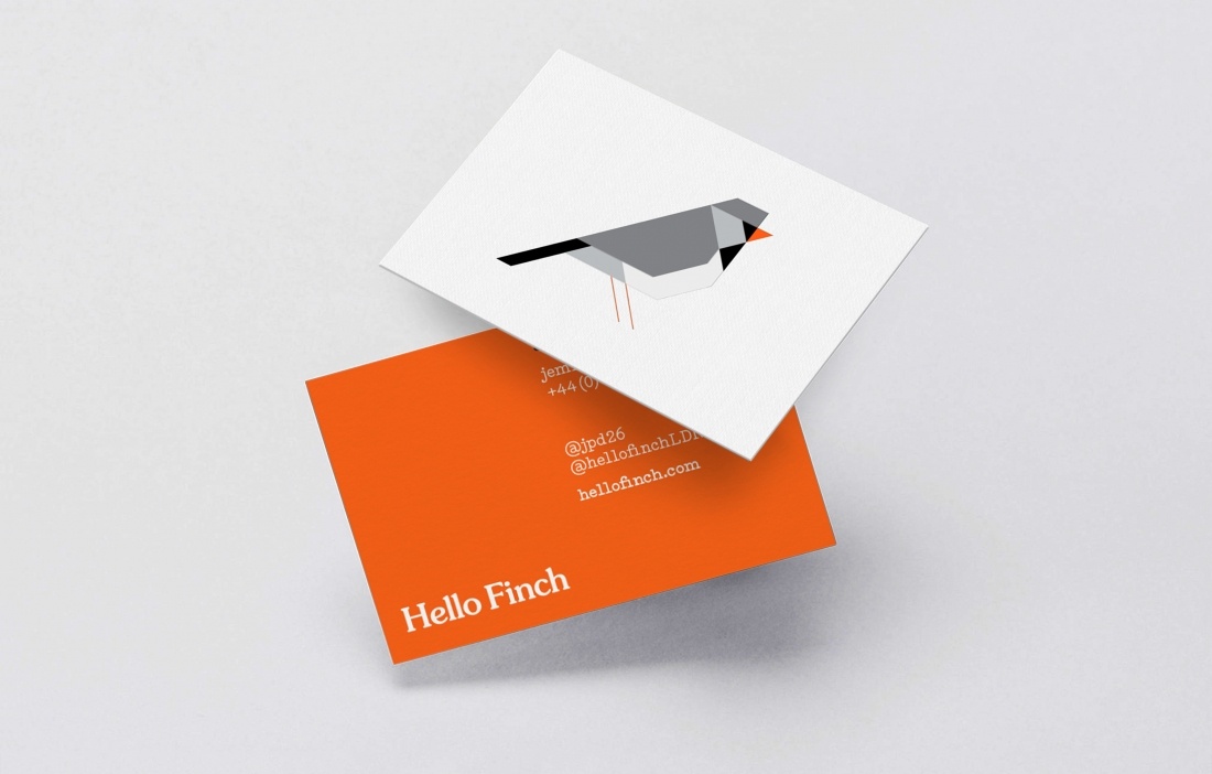 伦敦HelloFinch营销策划综合服务公司商标logo设计