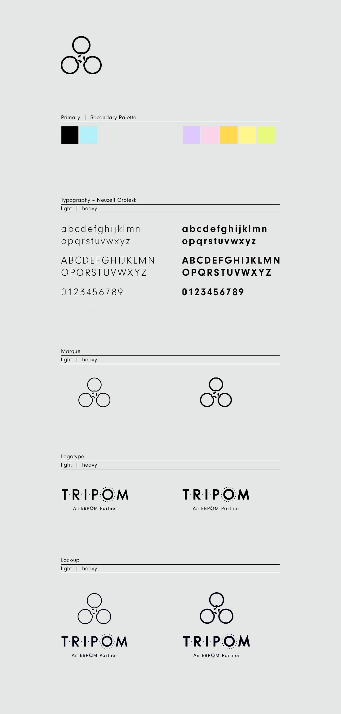 别具一格的TRIPOM医疗品牌vi设计，医疗logo设计