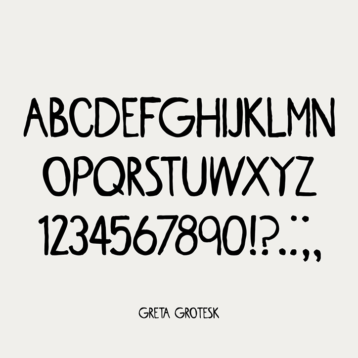 一个经典的字体设计向Greta Grotesk沟通能力的敬意