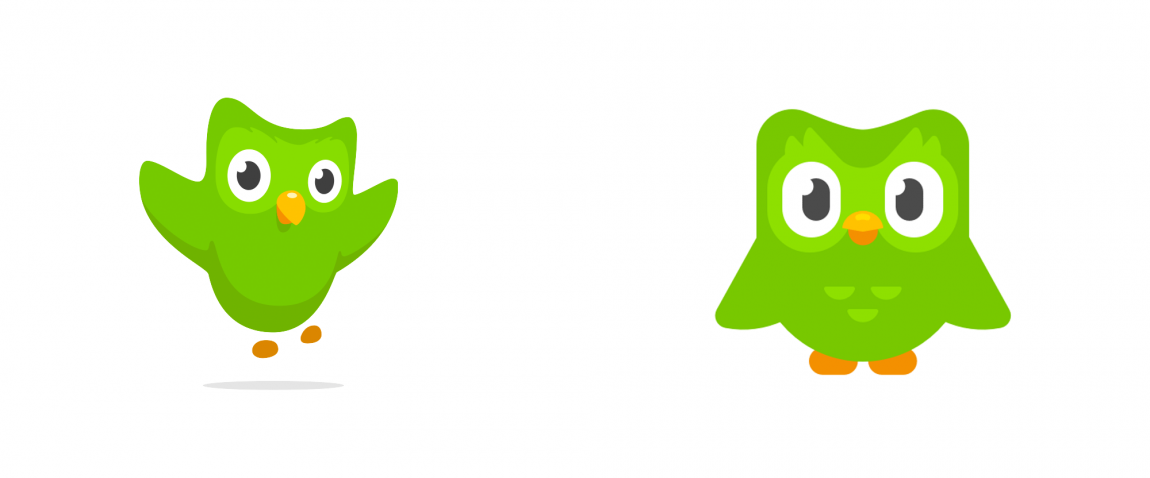 New Logo for Duolingo done In-house