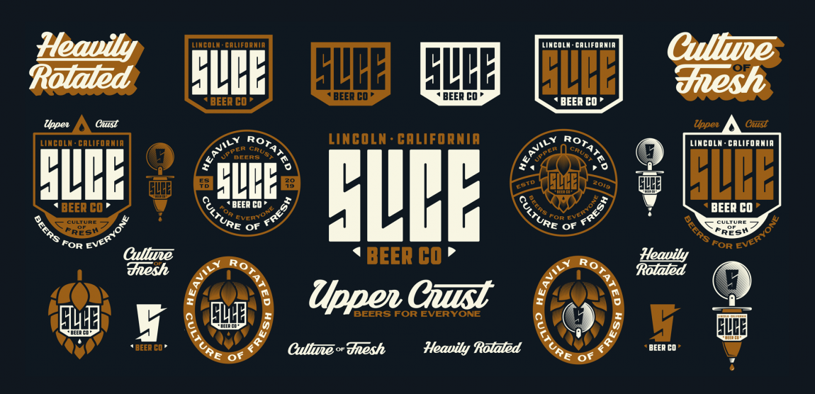 New Logo and Identity for Slice Beer Co by Brethren Design Co