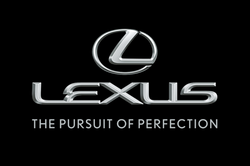 Lexus logo and slogan