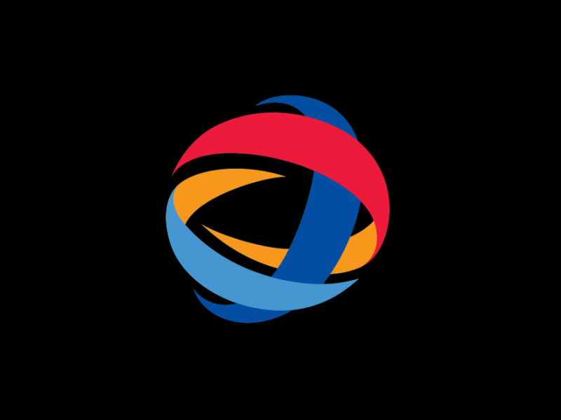 Total法国跨国油气公司道达尔logo设计