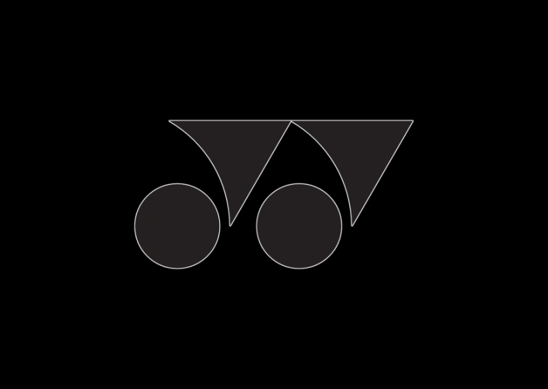 尤尼克斯logo黑白图片