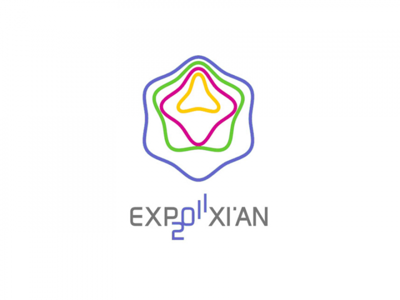 Xi-an Expo 2011 logo outline