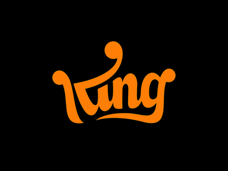 英国King休闲社交游戏公司logo设计