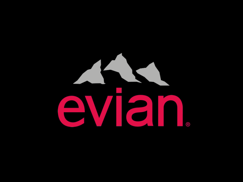 法国Evian依云矿泉水logo设计