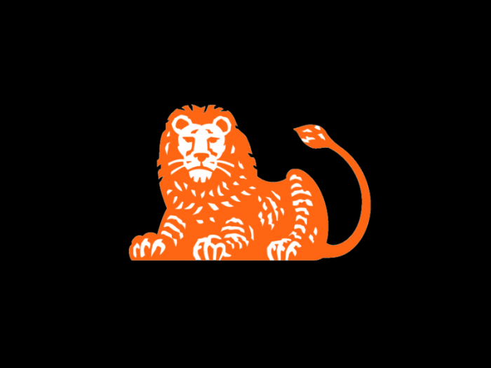 ING国际荷兰集团logo设计