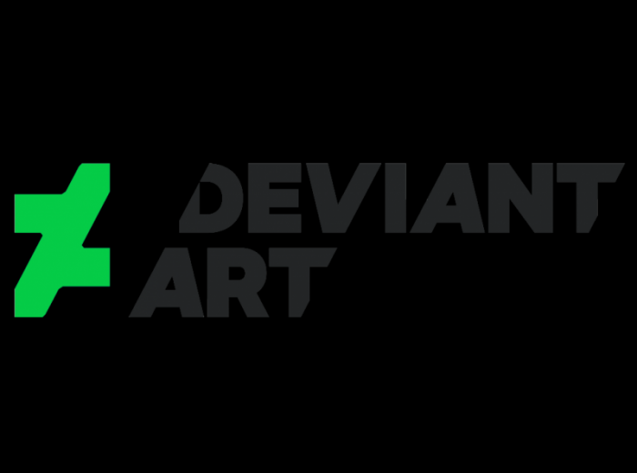 DeviantArt logo wordmark