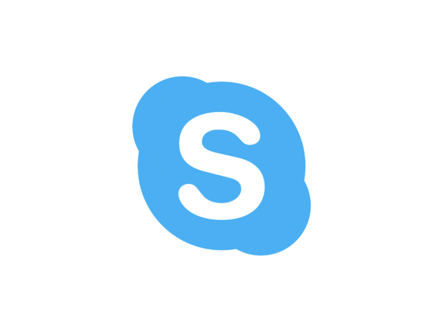 Skype視頻聊天和語音通話logo設計