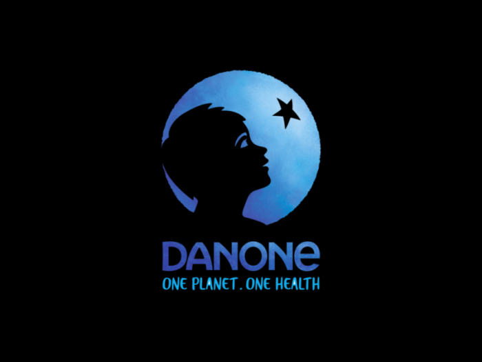 法国Danone达能食品logo设计