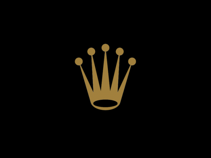 劳力士标志的皇冠或花冠