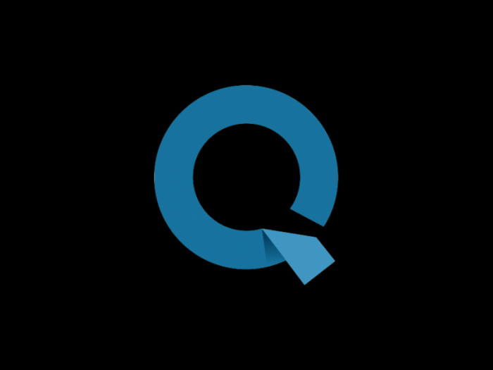 美國QVC電視家庭購物頻道logo設計