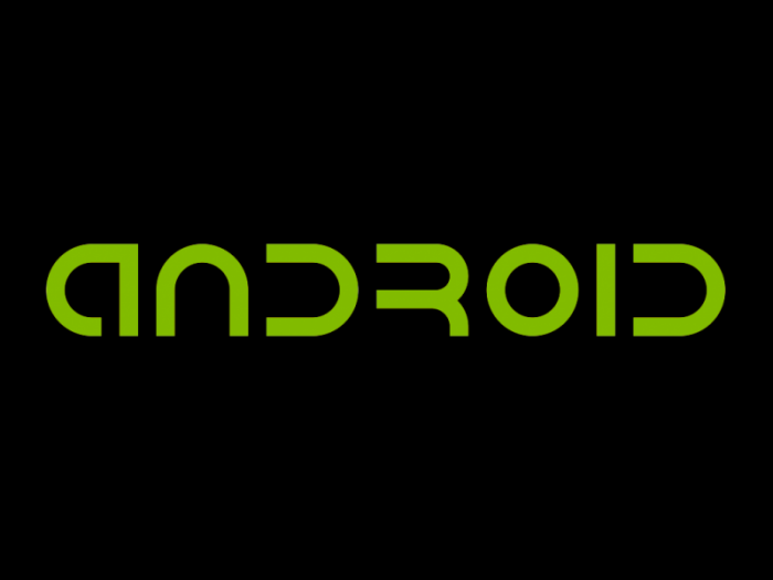 Android logo wordmark