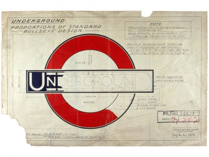 Original draw of London UnderGround