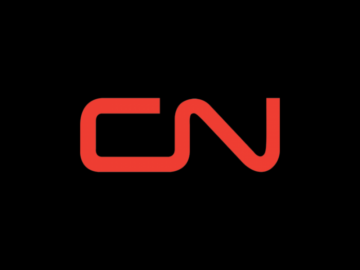 加拿大CN Railway国家铁路logo设计