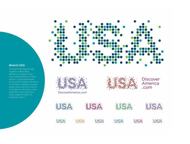 Brand USA logo colors
