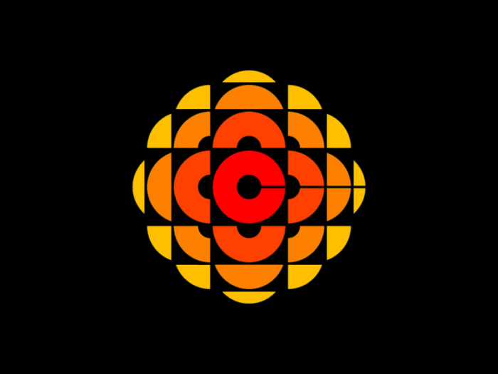 CBC logo 1974 designed by Burton Kramer