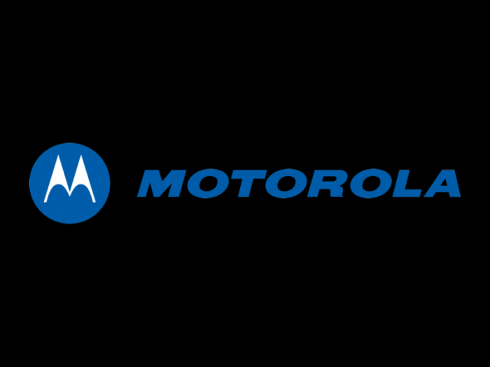 Motorola logo original blue
