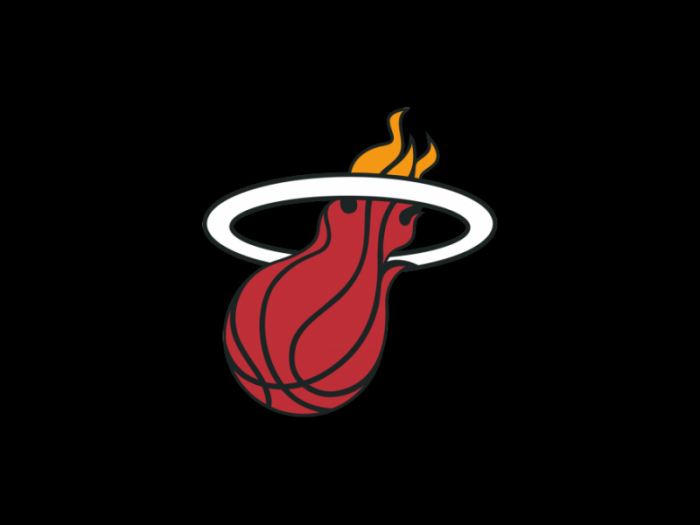 迈阿密Miami Heat热火篮球队logo设计
