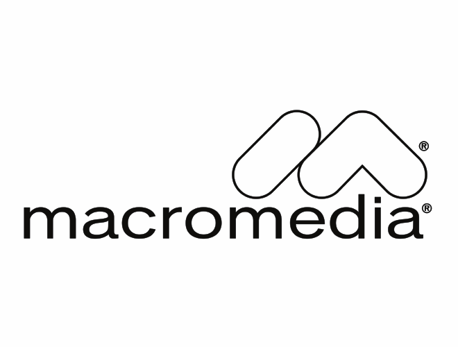 Macromedia logo outline